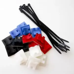 30mm Data Saddle and Tie, Black