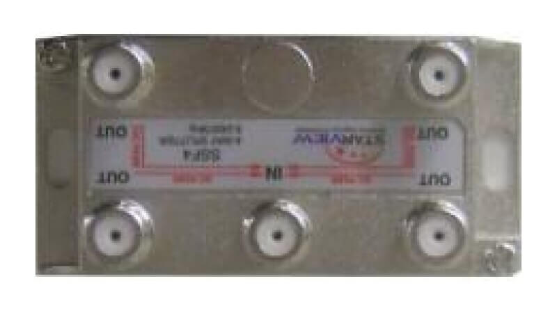 Starview 4 Way Splitter Power Pass to all Ports