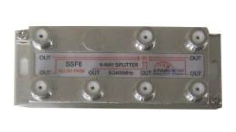 Starview 6 Way Splitter Power Pass to all Ports