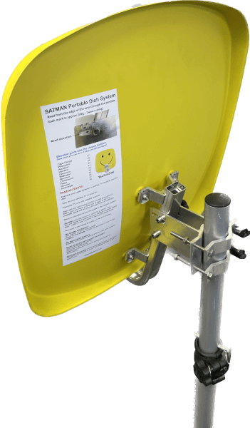 TechniSat Portable Dish Kit - Full Tripod - Yellow Smiley - Image 2