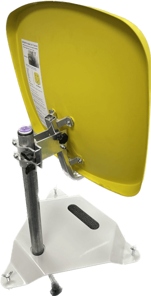 TechniSat SATMAN Portable Satellite Dish Kit with Tri Base - Yellow Smiley - Image 3