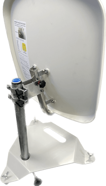 TechniSat SATMAN Portable Satellite Dish with Tri Base Kit - White - Image 3