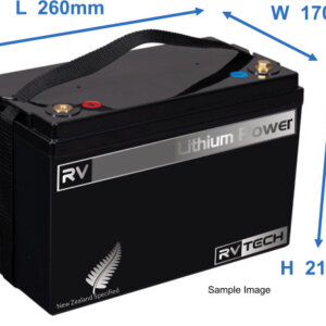 RVTECH 120AH Lithium Iron Phosphate Battery / BMS